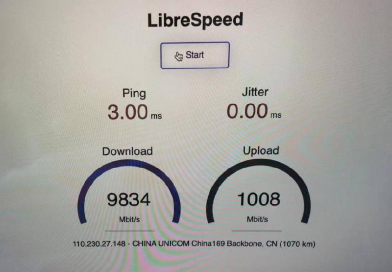 🤣 В Китае впервые в мире запустили 10G интернет: 9834 Мбит/с на скачивание, 1008 — на отдачу, задержка — 3 мс. Не в лаборатории, а в обычной квартире у пользователя.Эта сеть уже разворачивается по всей стране — от жилых кварталов до заводов.Для наглядности: загрузка двухчасового фильма в 8К займет всего 72 секунды.@GPTMainNews
